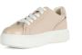 Pinko Sneakers van geperst leer met Love Birds Beige Dames - Thumbnail 4