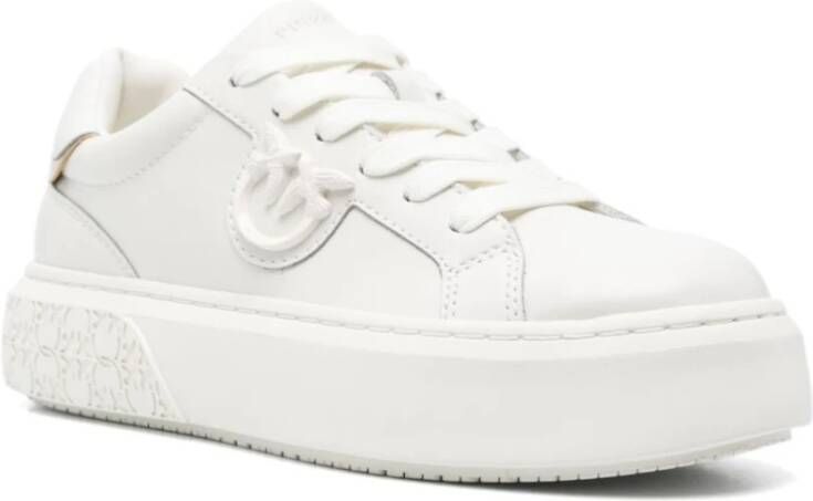 pinko Stijlvolle Sneakers in Roze White Dames