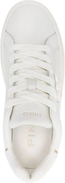 pinko Stijlvolle Sneakers in Roze White Dames