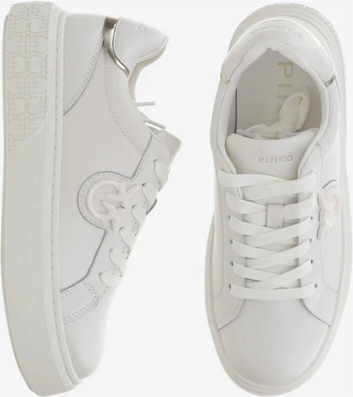 pinko Stijlvolle Sneakers in Roze White Dames