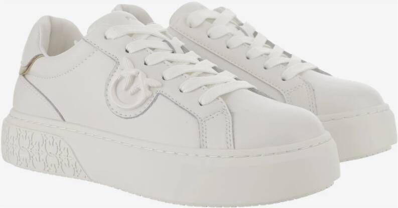 pinko Stijlvolle Sneakers in Roze White Dames