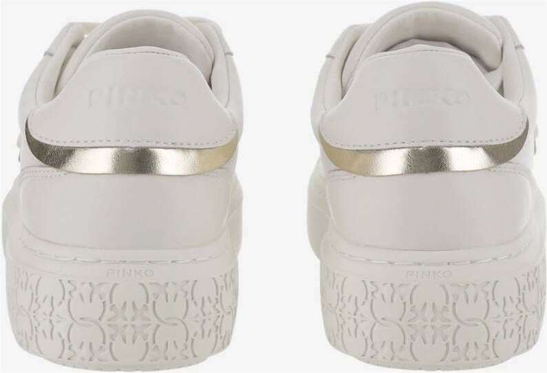 pinko Stijlvolle Sneakers in Roze White Dames