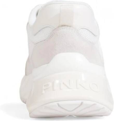 pinko Stof en Suède Sneakers White Dames