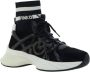 Pinko Stretch Sok Sneakers met Geborduurd Logo Black Dames - Thumbnail 2