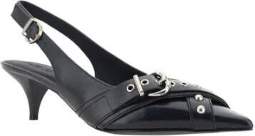 pinko Versierde Slingback Kittenhak Pumps Black Dames