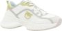 Pinko Wave Toe Sneakers met Gestructureerde Zool White Dames - Thumbnail 4