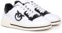 Pinko Wit Zwart Leren Sneakers met Logo White Dames - Thumbnail 2