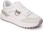 Pinko Witte Leren Sneakers Lente Zomer Collectie White Dames - Thumbnail 3