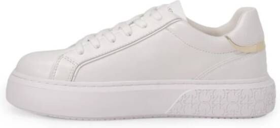 pinko Witte Leren Sneakers Lente Zomer Collectie White Dames