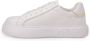 Pinko Leren Sneaker met Polyurethaan Samenstelling White Dames - Thumbnail 5