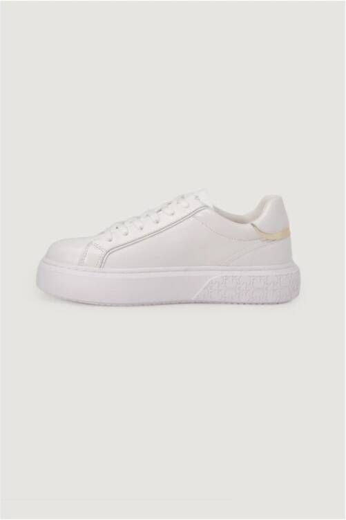 pinko Witte Leren Sneakers Lente Zomer Collectie White Dames