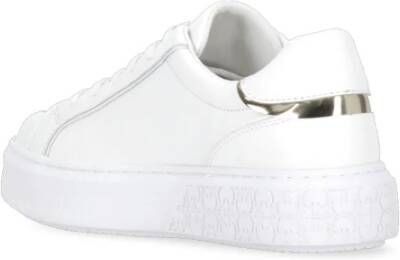 pinko Witte Leren Sneakers Love Birds White Dames