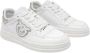 Pinko Witte Leren Sneakers met Love Birds Logo White Dames - Thumbnail 2