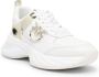 Pinko Witte Leren Sneakers met Love Birds White Dames - Thumbnail 3