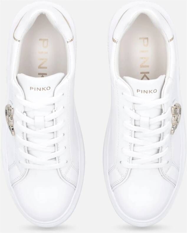 pinko Witte Sneakers met Flatform Zool White Dames