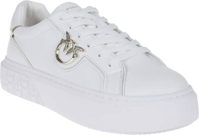 pinko Witte Sneakers met Flatform Zool White Dames