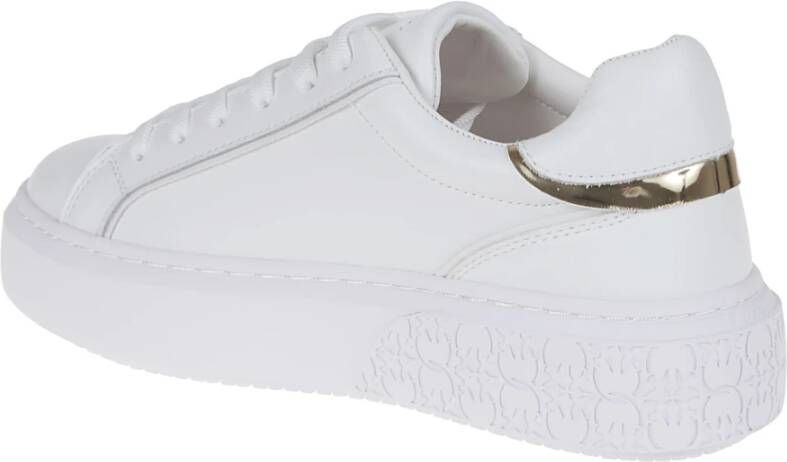 pinko Witte Sneakers met Flatform Zool White Dames