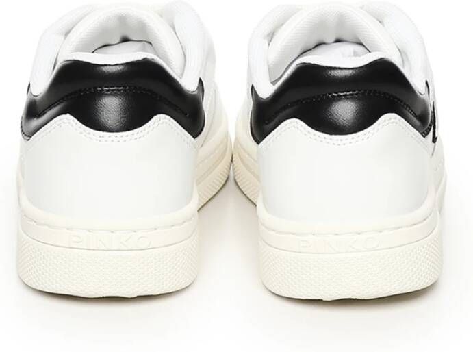 pinko Witte Sneakers met Love Birds Logo White Dames