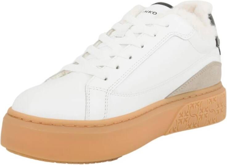 pinko Witte Sneakerschoenen White Dames