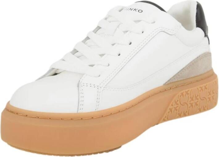 pinko Witte Sneakerschoenen White Dames