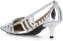 Pinko Zilveren leren slingback met pijlneus Gray Dames - Thumbnail 4