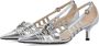 Pinko Zilveren Platte Schoenen Gray Dames - Thumbnail 4