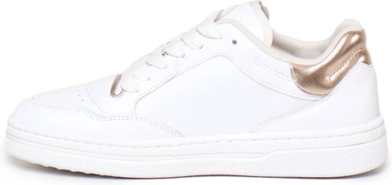 pinko Zwart en wit leren sneakers White Dames