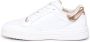 Pinko Zwart en wit leren sneakers White Dames - Thumbnail 4