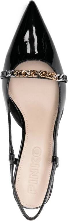 pinko Zwarte Ballerina Schoenen Elegante Stijl Black Dames