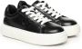 Pinko Zwarte Leren Sneakers Love Birds Logo Black Dames - Thumbnail 2