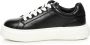 Pinko Zwarte Leren Sneakers Love Birds Logo Black Dames - Thumbnail 4