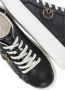 Pinko Zwarte leren sneakers met Love Birds Black Dames - Thumbnail 6