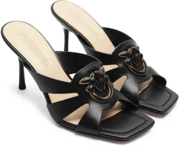 pinko Zwarte Sandalen Lisa 04 Black Dames