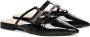 Pinko Zwarte Sandalen van Lakleer met Ketting Black Dames - Thumbnail 2