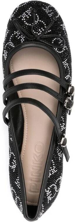 pinko Zwarte Schoenen met Strikdetail Black Dames