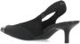 Pinko Zwarte Slingback met Metalen Pijlneus Black Dames - Thumbnail 5