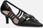 Pinko Zwarte Slingback Puntige Neus Platte Schoenen Black Dames - Thumbnail 2