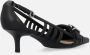 Pinko Zwarte Slingback Puntige Neus Platte Schoenen Black Dames - Thumbnail 3