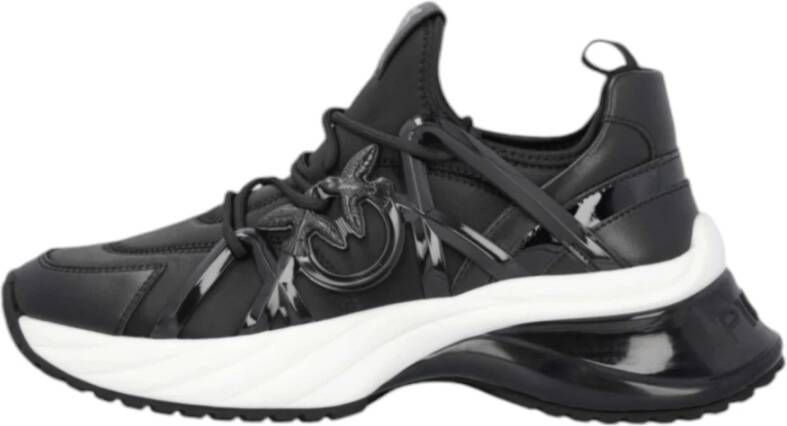 pinko Zwarte Sneakers voor Vrouwen Black Dames