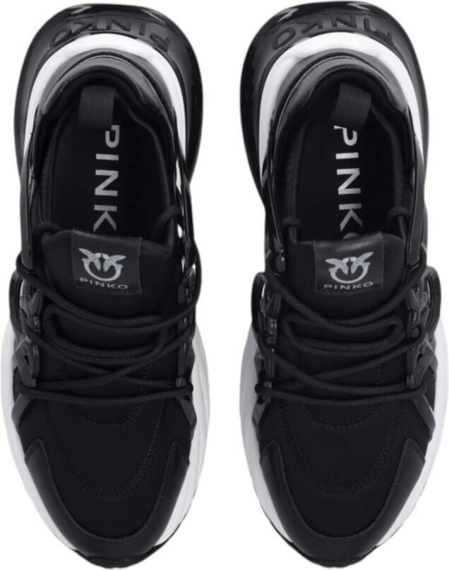 pinko Zwarte Sneakers voor Vrouwen Black Dames