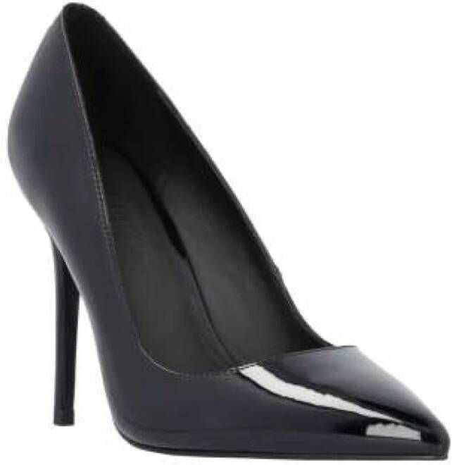 pinko Zwarte Stiletto Schoenen met Love Birds Logo Black Dames