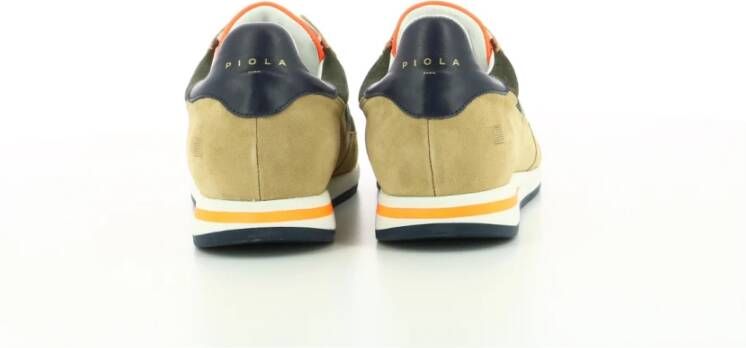 Piola Comfortabele Lage Sneakers Beige Heren