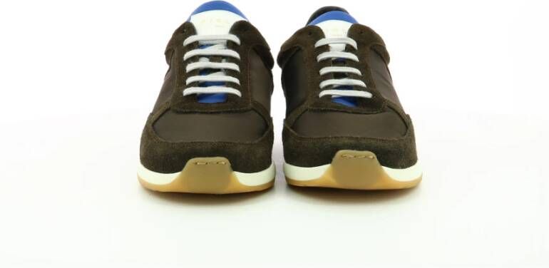 Piola Comfortabele Leren Sneakers Callao Mainline Brown Heren