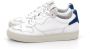 Piola Inti Lage Sneakers van Leer Vetersluiting White Dames - Thumbnail 5