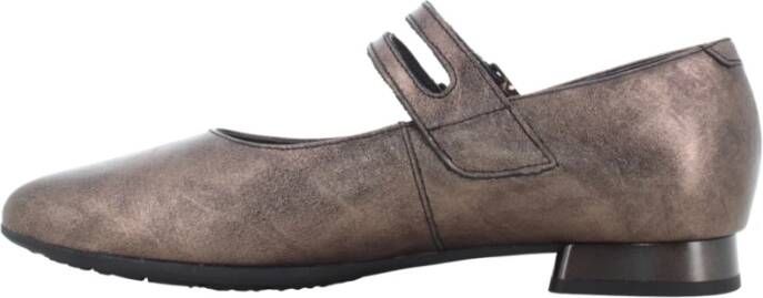 Pitillos Bronzen Ballerina Schoenen Brown Dames