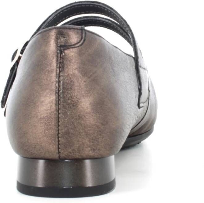 Pitillos Bronzen Ballerina Schoenen Brown Dames