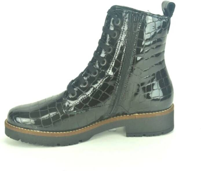 Pitillos Croco Lace Enkellaarsje Black Dames