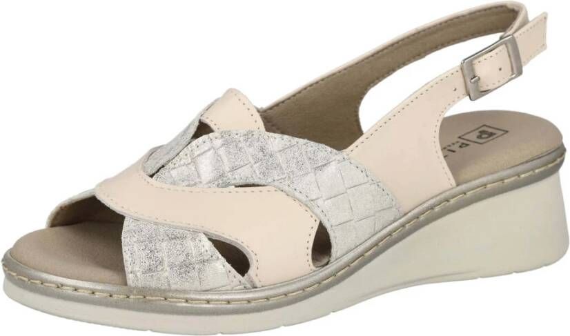 Pitillos Esparto wedges Beige Dames