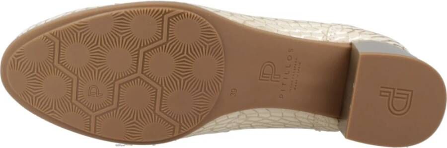 Pitillos Fantasie Holle Hak Pumps Beige Dames