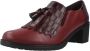 Pitillos Fringe Loafers Red Dames - Thumbnail 3